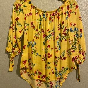 Of the shoulders shirt